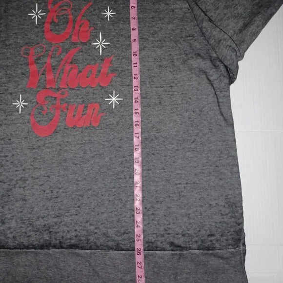 LANE BRYANT " OH WHAT FUN " GRAPHIC HOODIE - Picture 5 of 9